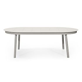 Ausziehbarer Gartentisch Marinelli II 230-300 cm, Aluminium, hellbeige