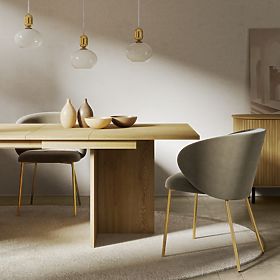 Ausziehbarer Tisch Jose 140-200 cm, rechteckig, Eiche Cremona Torro