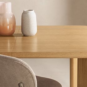 Ausziehbarer Tisch Marbella 160-200 cm, rechteckig, natur, lectus