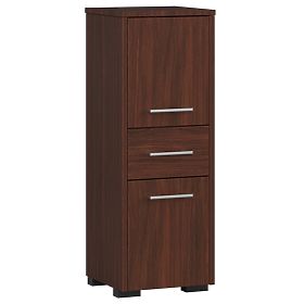 BADEZIMMERSCHRANK FIN SÄULE 30 2D 1SZ 85cm WENGE
