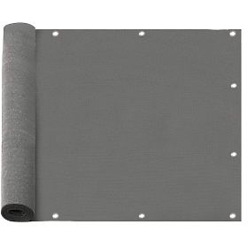 Balkonschutzmatte grau 1x6 m