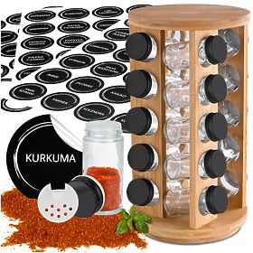 Bambus-Drehgewürzständer ROTOR