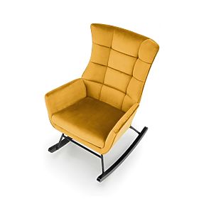 BAZALTO Schaukelstuhl Senfgelb (1p=1Stk), Halmar