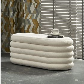 BLISS Bank mit Stauraum, creme (1p=1Stk), Halmar