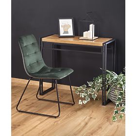 BOLIVAR KN1 Konsole Eiche Gold / Schwarz (1p=1Stk), Halmar