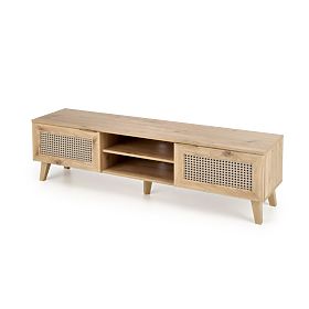 BORNEO RTV-1 TV-Schrank Eiche Artisan/Schwarz (1p=1Stk)