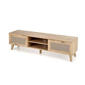 BORNEO RTV-1 TV-Schrank Eiche Artisan/Schwarz (1p=1Stk)