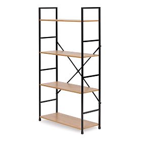 Breites Holzregal 4 Regalböden modern LOFT, MODERNHOME