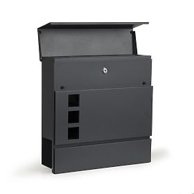 Briefkasten Briefe Zeitungen verzinkter Stahl ModernHome