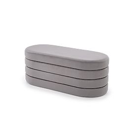 CALPI Bank mit Stauraum, grau (1p=1 Stk)