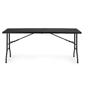 Catering-Tisch 180 cm klappbar in Koffer schwarz ModernHome, MultiGarden
