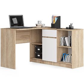 CLP B-17 SET KOMMODE + SCHREIBTISCH PK SONOMA / WEISS