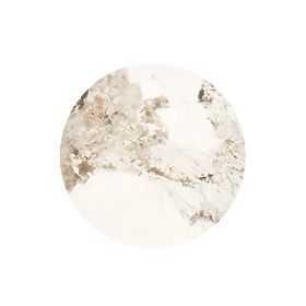 Couchtisch ALESSIA, beiger Marmor / schwarz (2p=1Stk), Halmar