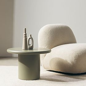 Couchtisch Arce 60 cm, olivgrün, matt, lectus