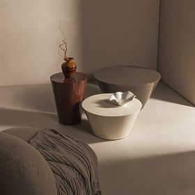 Couchtisch Eclipso, 80 cm, gr fcn-grau, gl e4nzend