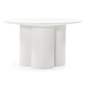Couchtisch Lazaro 80 cm, rund, graubeige, lectus