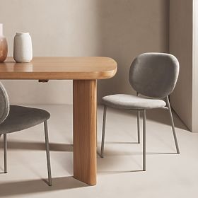 Esszimmerstuhl Alexa, hellbraun/beige Beine, lectus