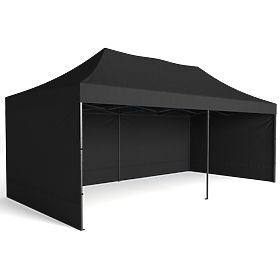 Express Geschäftspavillon - 3x6 m - schwarz, Bauerkraft