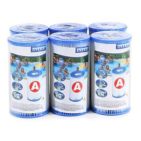 Filter Typ A - für Intex Poolpumpe 29000 - 6 Stück, INTEX