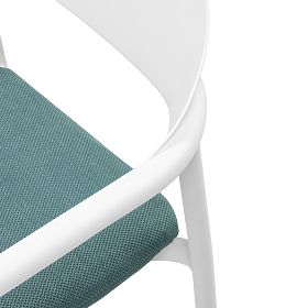 Garten-Set Marinelli, ausziehbarer Tisch 230-300 cm + 4 Stühle, Aluminium, weiß, lectus