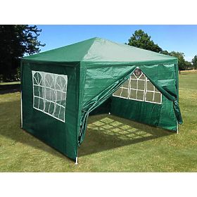 Gartenpavillon 3x3 m 4 Wände grün MultiGarden, MultiGarden