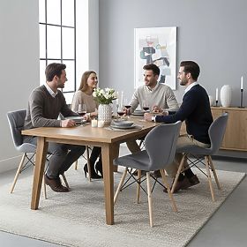 Gepolsterter Stuhl MURET VELVET Samt Graphit