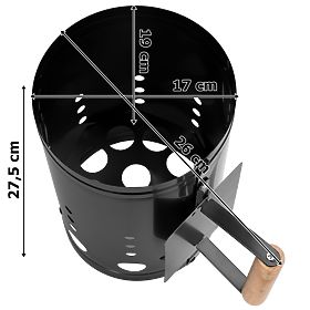 Grillanzünder Kamin KORTEN