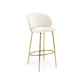 H116 Creme/Gold Barhocker (1p=2 Stk.)