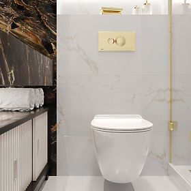 Hänge-WC-Schüssel Rea Carter N2 Rimless, Rea