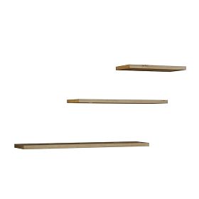 Hängeregale TOBI 3P EICHE ARTISAN