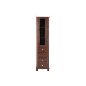 Hoher Schrank 1 Tür 4 Schubladen