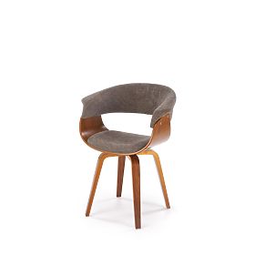 K545 Stuhl grau / nussbaum (1p=1 Stk)