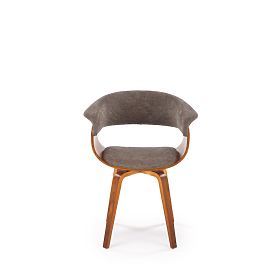 K545 Stuhl grau / nussbaum (1p=1 Stk)
