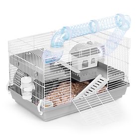 Käfig für Hamster, Meerschweinchen und Nagetiere mit vollständiger Ausstattung, PETSI