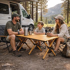 Klappbarer Campingtisch 120x60 cm mit Tasche MultiGarden, MultiGarden