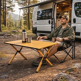 Klappbarer Campingtisch 90x60 cm mit Tasche MultiGarden, MultiGarden