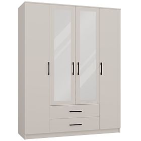 Kleiderschrank Romana 160 X 205 SPIEGEL KASCHMIR BEIGE
