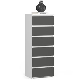 KOMMODE CL6 PK WEISS / GRAU