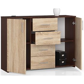 KOMMODE K45 PK WENGE / EICHE SONOMA