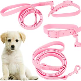 Leine und Halsband für Hunde PJ-068 rosa S, PuppyJoy