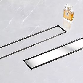 Linearer Abfluss REA Neox GEBÜRSTETER STAHL 50, Rea