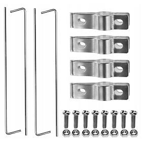 Metallpergola Bogen schwarz 240 cm