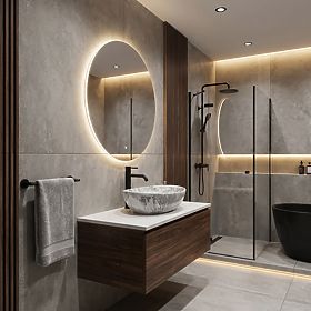 Möbelwaschbecken Rea Sofia Stone, Rea