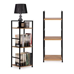 Moderner Holzregal mit Metallrahmen LOFT 3 Regalböden