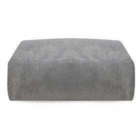 Modularer Pouf für Gartenecksofa Vacuum mit Bezug, grau
