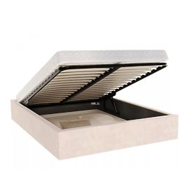 Polsterbett ORLANDO 180 x 200 cm – Creme