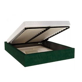 Polsterbett ORLANDO 90 x 200 cm - Grün