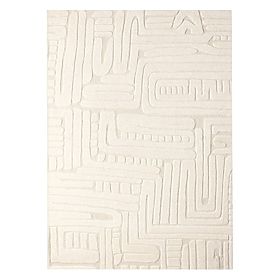 Rechteckiger Teppich Sophia, getuftet, Baumwolle, creme, Teppichgröße: 190x290, lectus