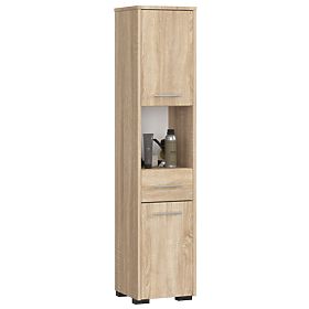 REGAL BADEZIMMER FIN SÄULE 30 2T 1S 1W 140cm EICHE SONOMA