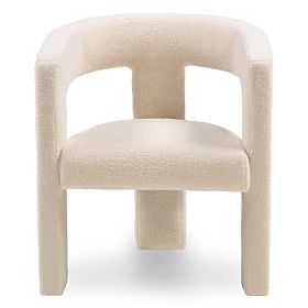 Relax-Sessel Lory, Bouclé, Beige, lectus